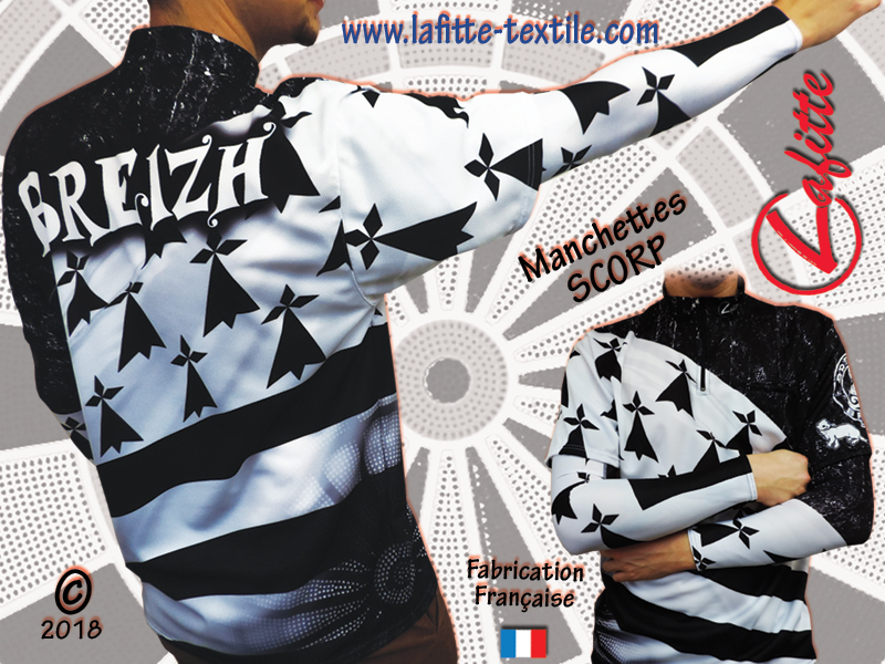 Textile Lafitte - Manchettes de fléchettes personnalisées